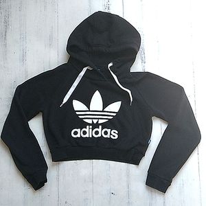 Addias Trefoil Crop Hoodie